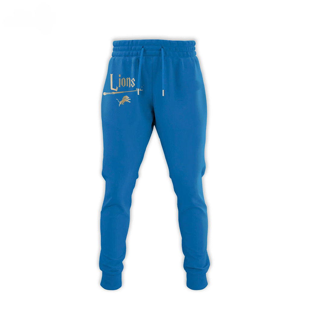 Detroit Lions Football Harry Potter 25th Anniversary Sweatpants Detroit Lions Merch Fan Gift