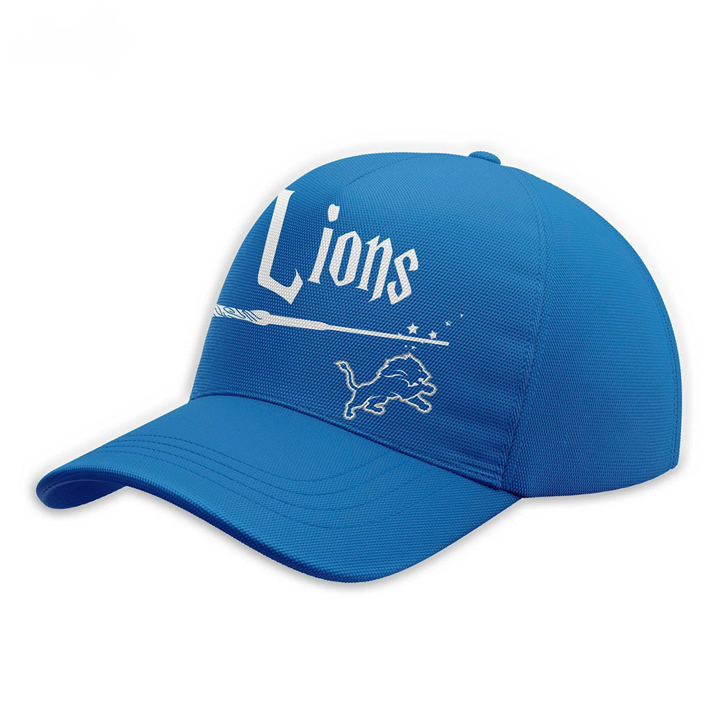 Detroit Lions Harry Potter 25th Anniversary Hat Game Day Baseball Cap Detroit Lions Merch Detroit Lions Harry Potter 25th Anniversary Hat Game Day Baseball Cap Detroit Lions Merch