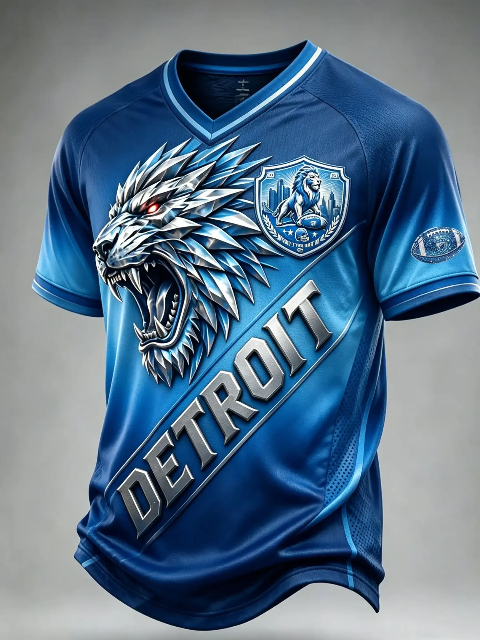 Detroit Lions Merch Detroit Football Game Day T-Shirt Lions Fan Outfit Football Lovers Gifts