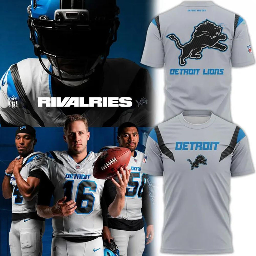 Detroit Lions Rivalries Collection T-Shirt Game Day Tee Detroit Lions Merch Football Fan Gifts