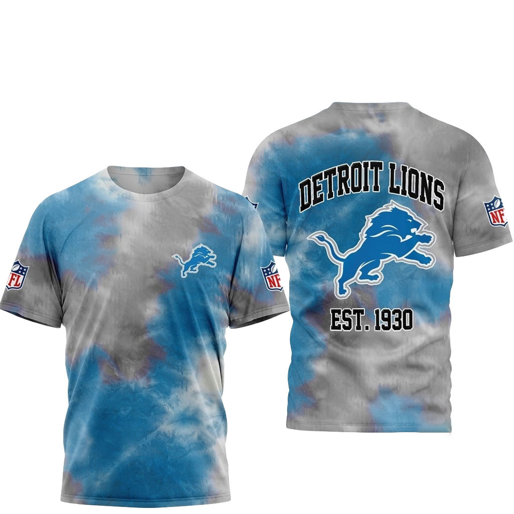Detroit Lions Sunday Legends Tie Dye Shirt Lions Merch Best Gifts For Football Fans