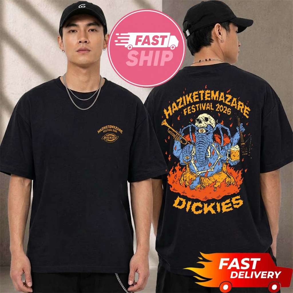 Dickies x Hajimaza Haziketemazare Festival 2026 T-Shirt Presents For Music Lovers