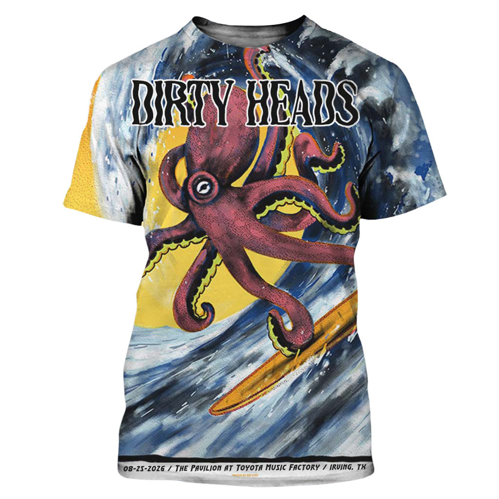 Dirty Heads Irving Texas 2026 Show Shirt Dirty Heads Merch Gifts For Rock Band Fans