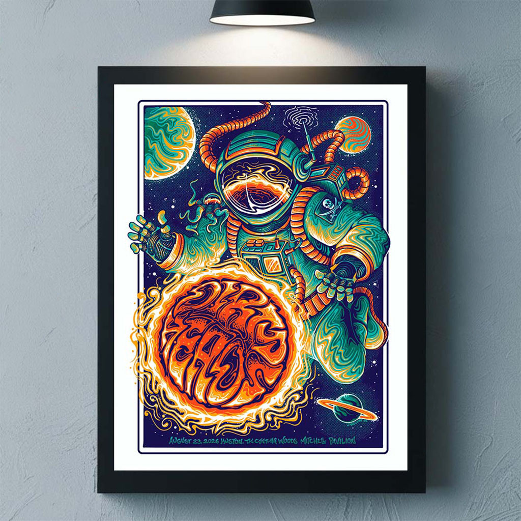 Dirty Heads The Woods Land Houston Texas 2026 Event Poster Dirty Heads Merch Home Decor