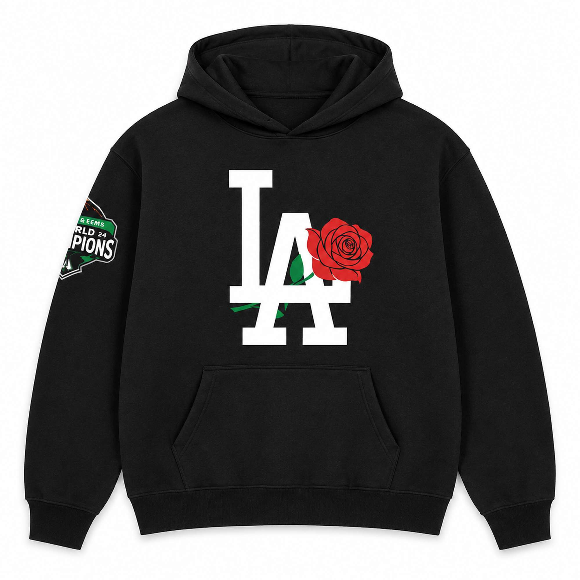 Dodgers Date Night Rose Hoodie 2026 Los Angeles Dodgers Merch Gift Ideas For Baseball Fans