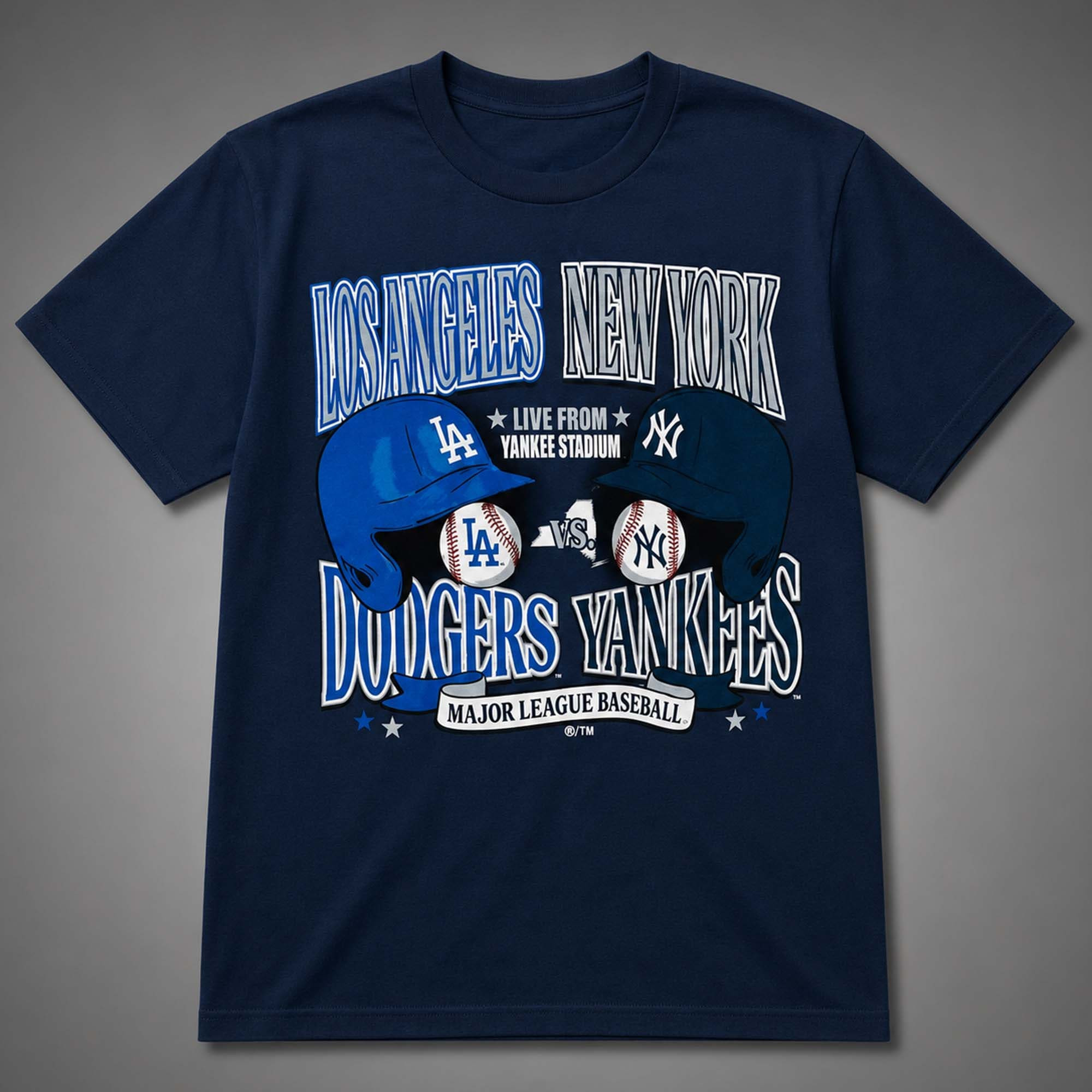 Dodgers x Yankees Live From Stadium Shirt
