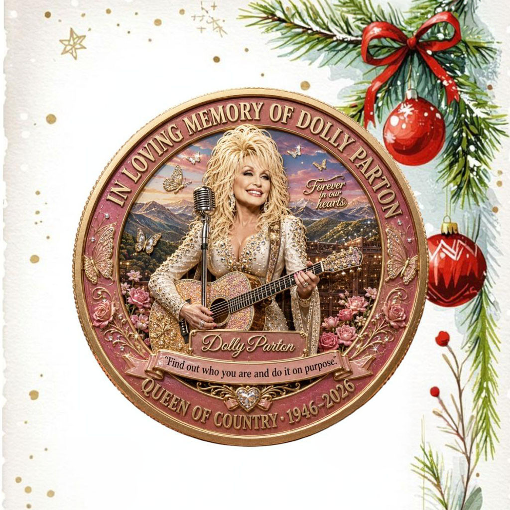 Dolly Parton 1946 2026 In Loving Memory Commemorative Coin Queen Of Country RIP Merch