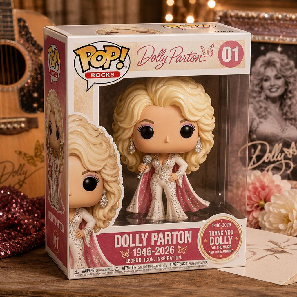 Dolly Parton 1946-2026 Memorial Funko Pop In Loving Memory Tribute Collectible Gifts for Fans