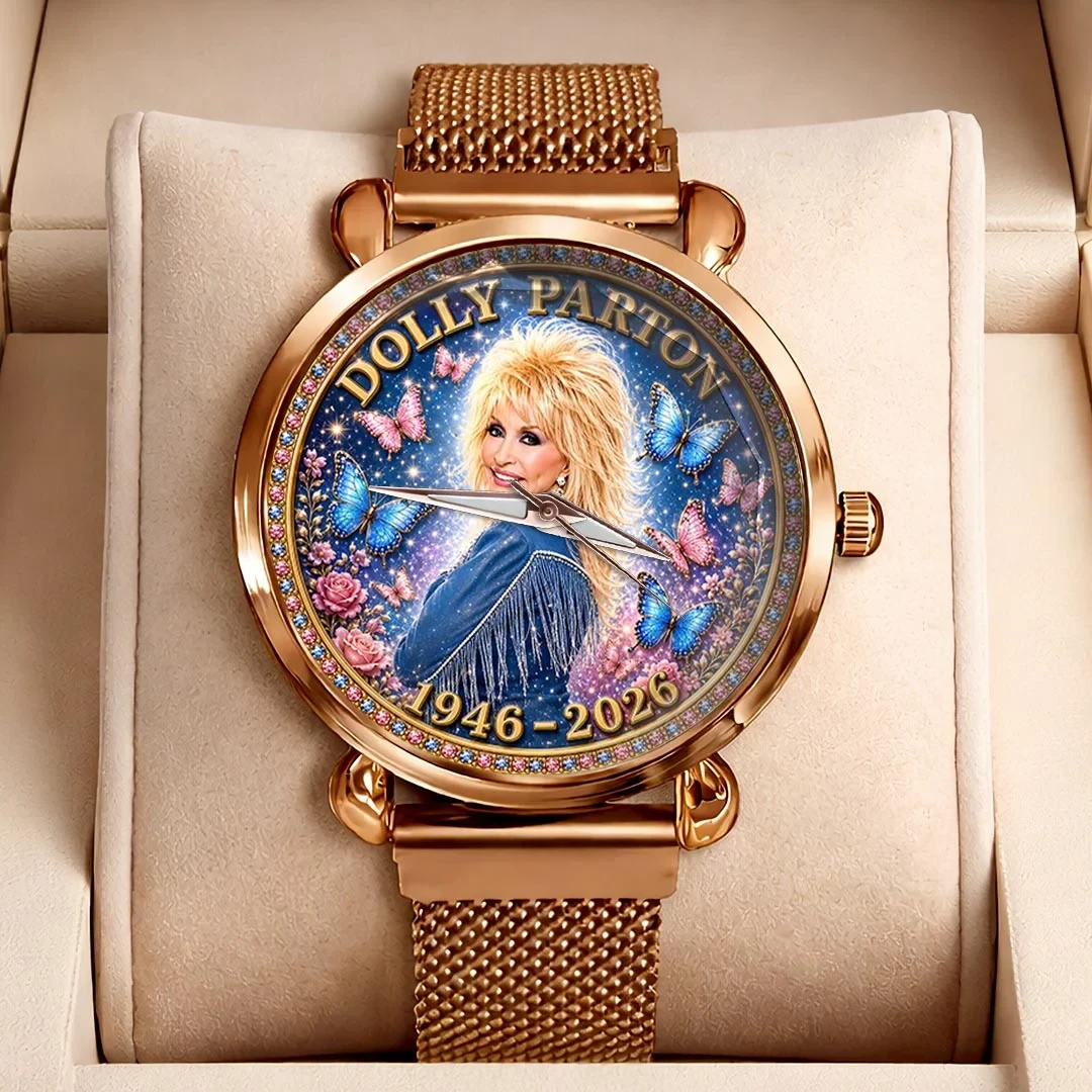 Dolly Parton 1946 2026 Memorial Watch Butterfly Country Music Tribute Gift For Dolly Fans Dolly Parton 1946 2026 Memorial Watch Butterfly Country Music Tribute Gift For Dolly Fans