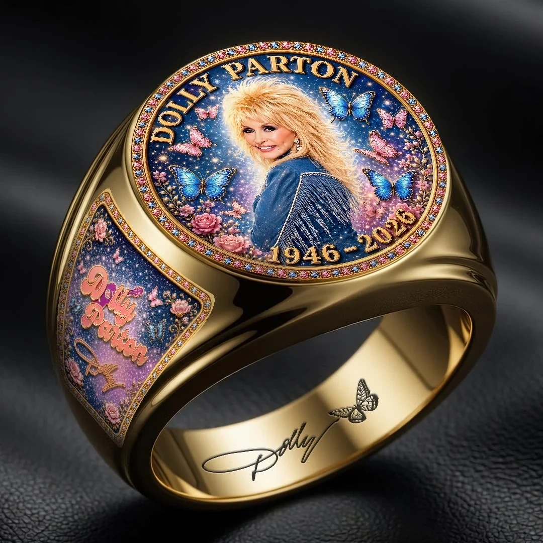 Dolly Parton 1946 2026 Ring Remembering Dolly Parton Merch Memorial Gift For Fans