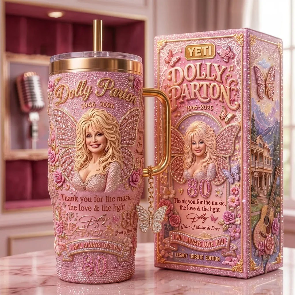 Dolly Parton 1946-2026 Thank You For The Music Pink Tumbler Country Music Memorial Gifts Dolly Parton 1946-2026 Thank You For The Music Pink Tumbler Country Music Memorial Gifts