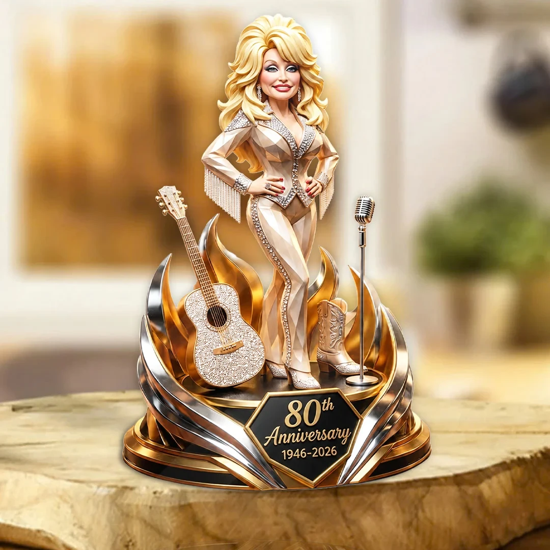 Dolly Parton 80th Anniversary 1946 2026 Acrylic Plaque Dolly Parton Memorial Merch Fan Gifts