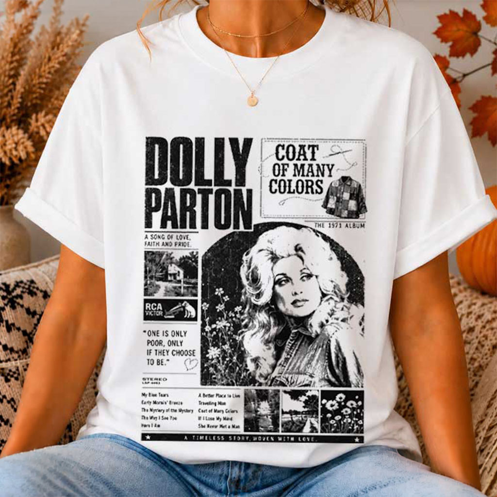 Dolly Parton Coat Of Many Colors T-Shirt Dolly Parton Merch Best Gift For Music Lovers Dolly Parton Coat Of Many Colors T-Shirt Dolly Parton Merch Best Gift For Music Lovers