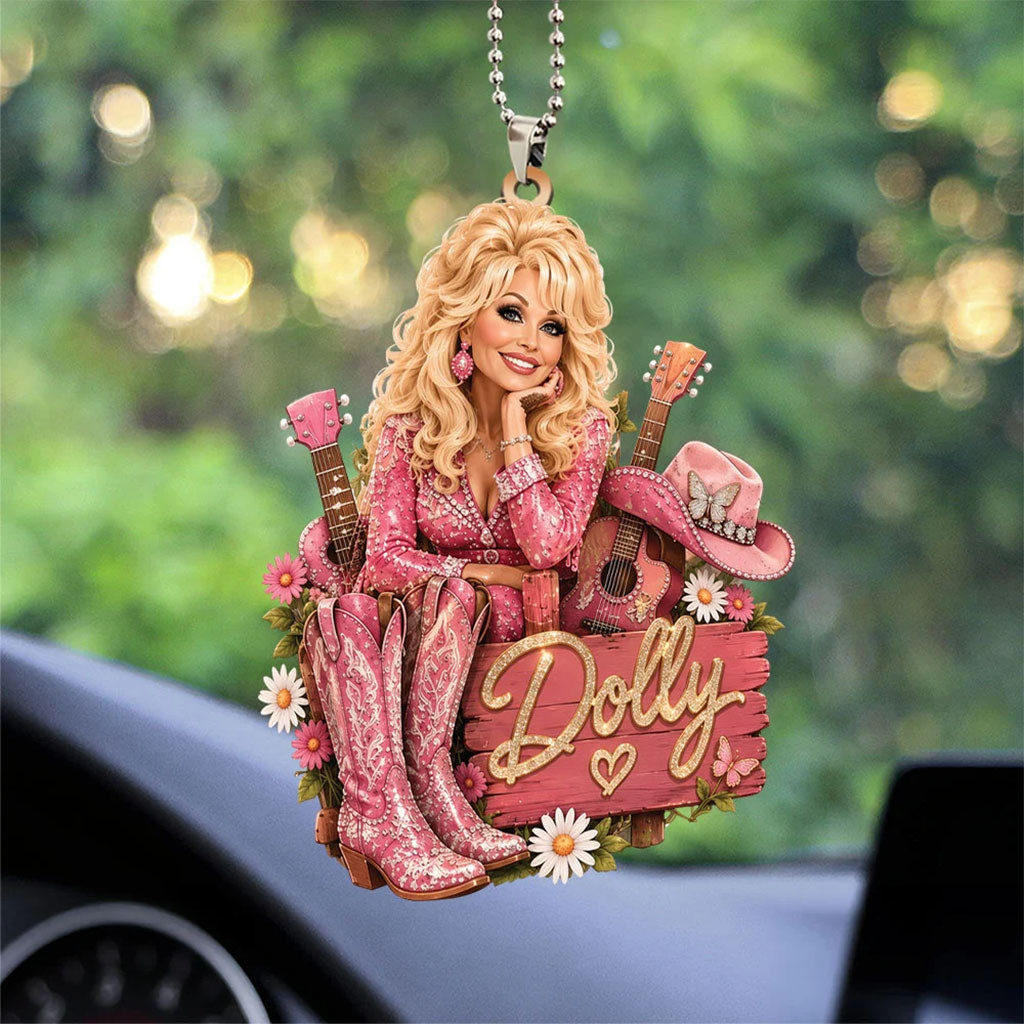 Dolly Parton Country Legend Acrylic Car Ornament Dolly Parton Memorial Gifts For Fans