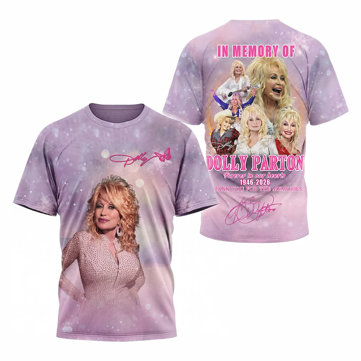 Dolly Parton Forever In Our Hearts Thank You For The Memories Shirt Dolly Parton Forever In Our Hearts Thank You For The Memories Shirt