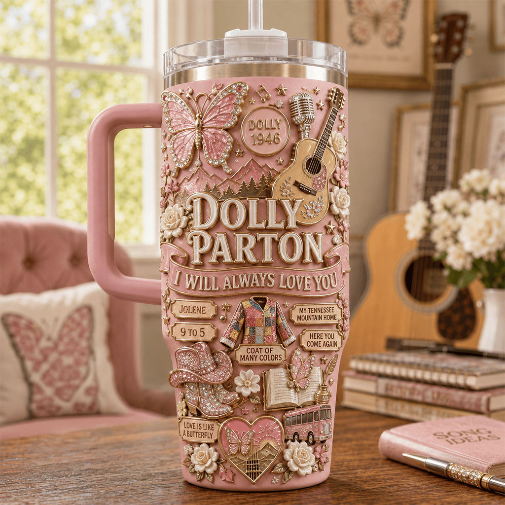 Dolly Parton I Will Always Love You Tumbler RIP Dolly Parton Merch Gift For Music Lovers