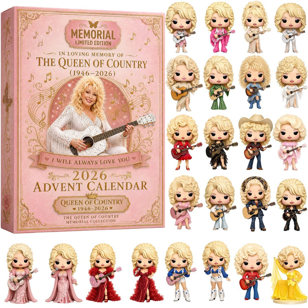 Dolly Parton In Loving Memory Of The Queen Of Country Advent Calendar 24 Day Ornament