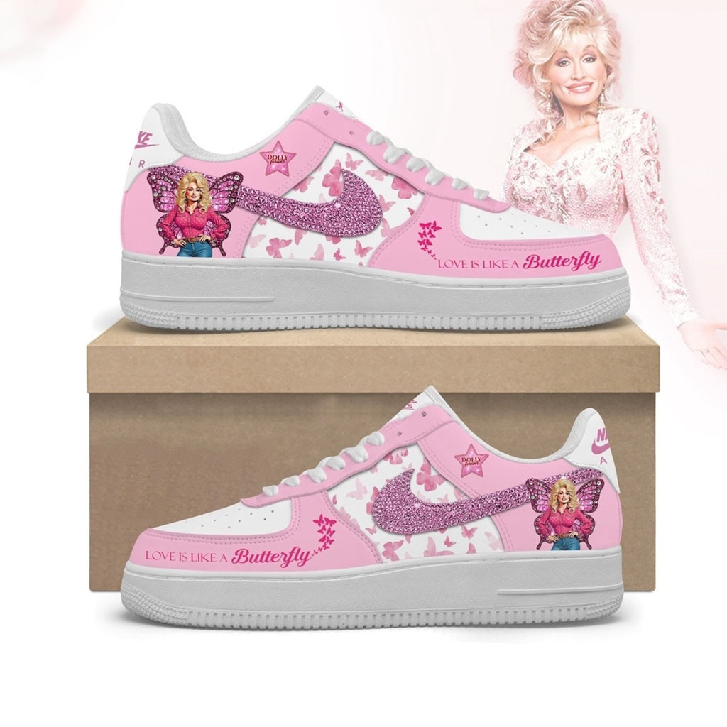 Dolly Parton Love Is Like A Butterfly Shoes Pink Country Music Sneakers Dolly Parton Merch Dolly Parton Love Is Like A Butterfly Shoes Pink Country Music Sneakers Dolly Parton Merch
