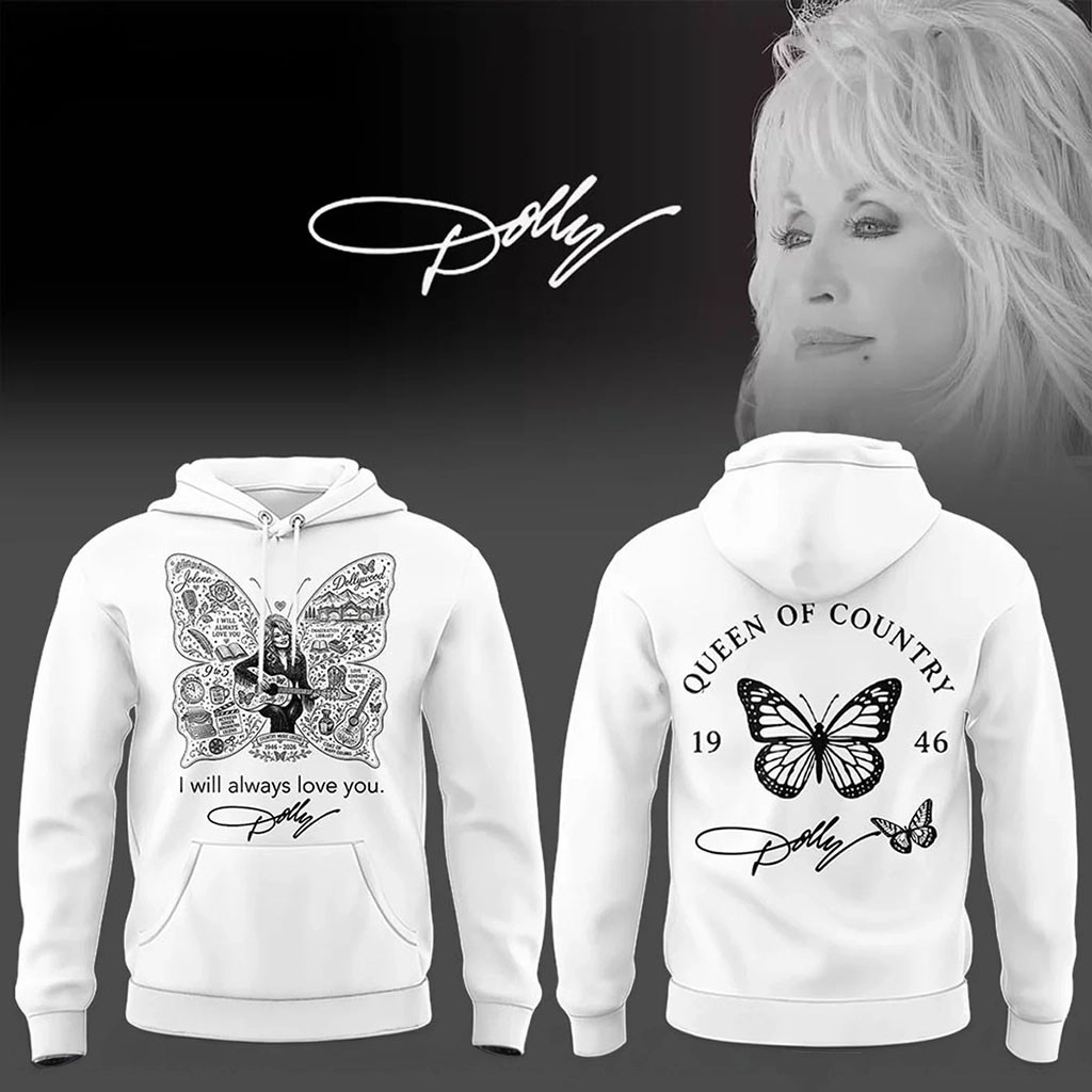 Dolly Parton Memorial Hoodie Rest In Peace Queen Of Country Music Tribute Hoodie Gift For Fans