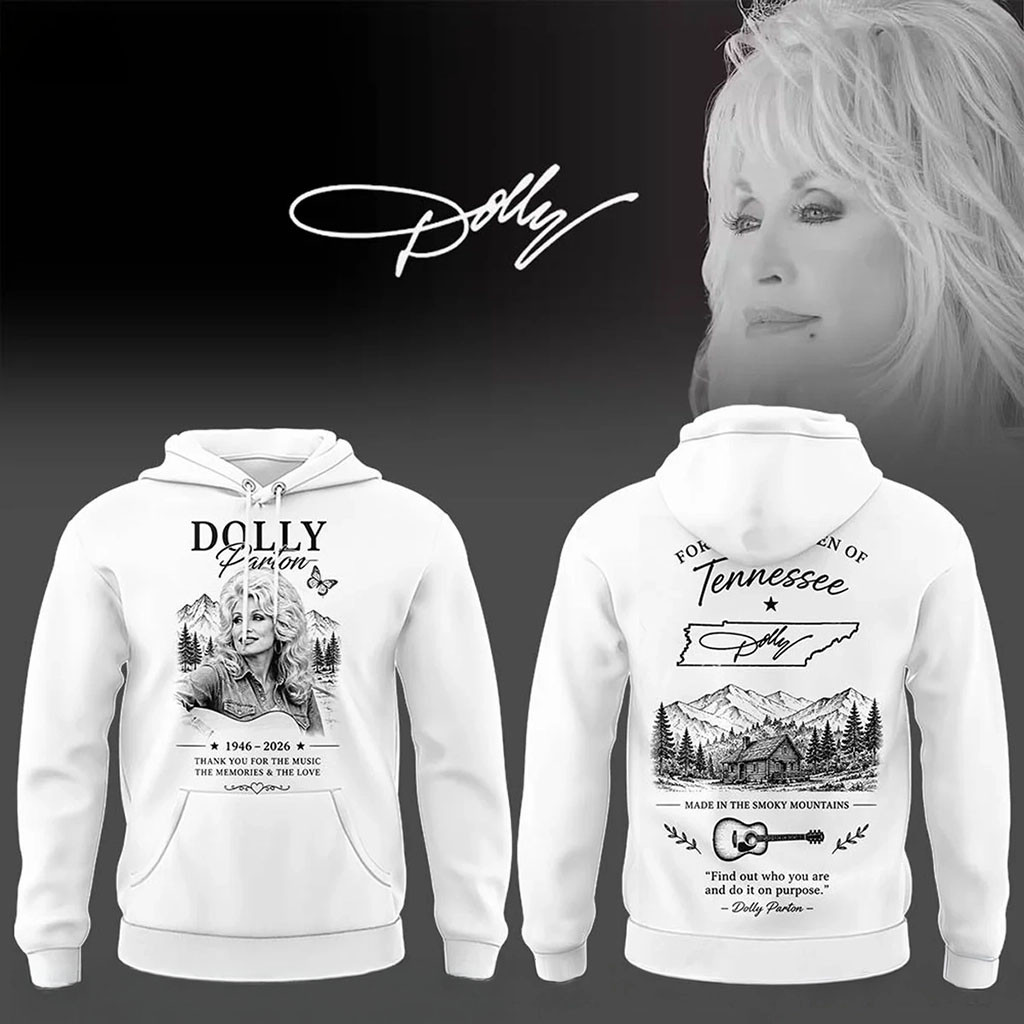 Dolly Parton Memorial Hoodie Thank You For The Music Tennessee Country Legend Tribute Gift Dolly Parton Memorial Hoodie Thank You For The Music Tennessee Country Legend Tribute Gift