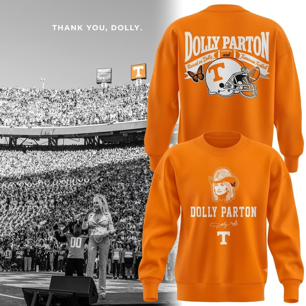 Dolly Parton Merch 2026 The You Dolly Parton x Tennessee Volunteers Sweatshirt Memorial Gifts Dolly Parton Merch 2026 The You Dolly Parton x Tennessee Volunteers Sweatshirt Memorial Gifts