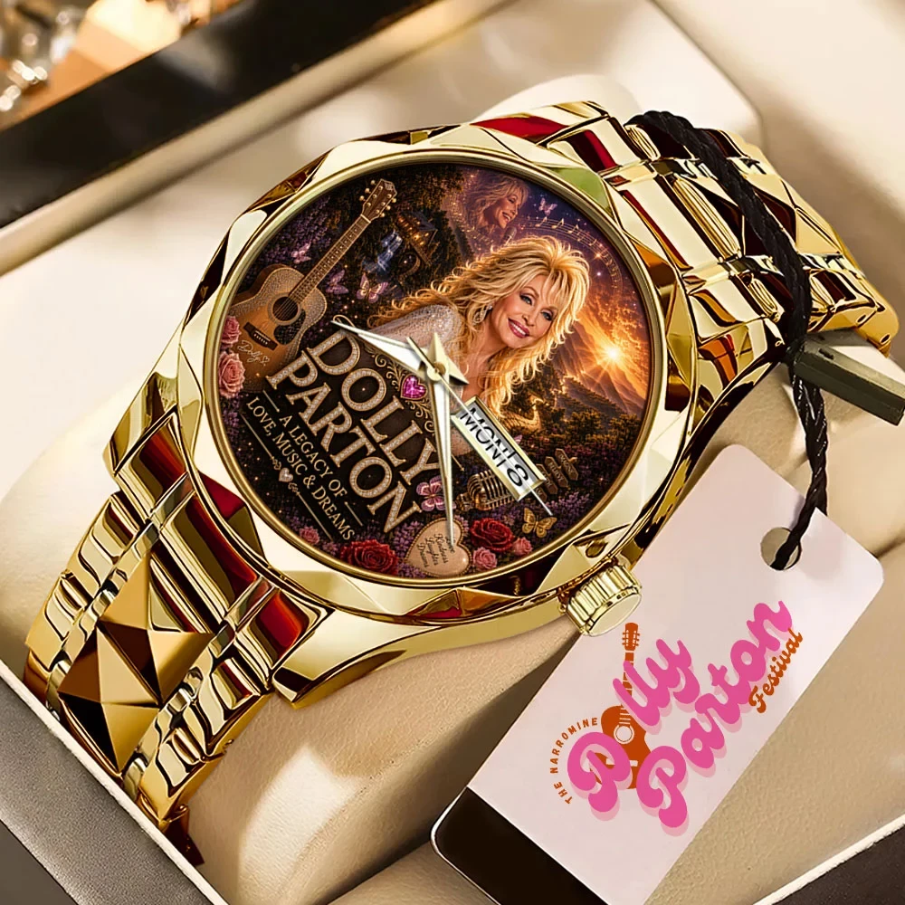 Dolly Parton Merch A Legacy Of Love Music And Dream Alloy Luxury Quartz Watch Music Fan Gifts Dolly Parton Merch A Legacy Of Love Music And Dream Alloy Luxury Quartz Watch Music Fan Gifts