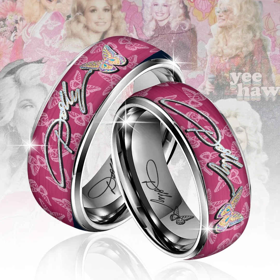 Dolly Parton Merch Butterfly Ring Rest In Peace Dolly Parton Merch Gift For Music Lovers