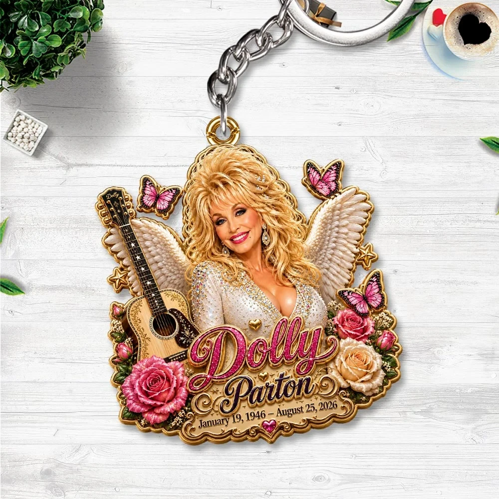 Dolly Parton Merch Country Music Legend 1946 2026 Keychain Dolly Parton Memorial Gifts