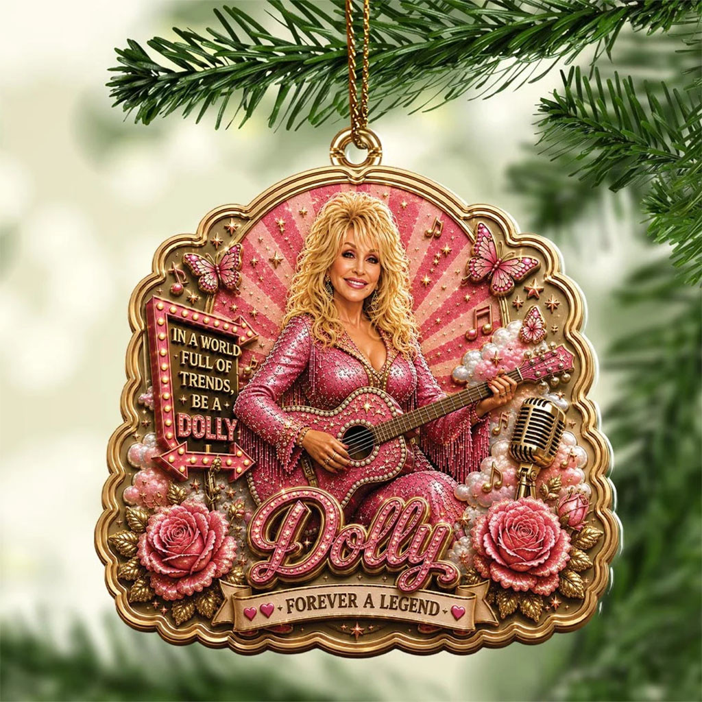 Dolly Parton Merch Forever A Legend Country Music Christmas Ornament Gifts For Music Fan Dolly Parton Merch Forever A Legend Country Music Christmas Ornament Gifts For Music Fan