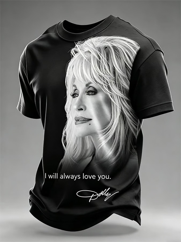 Dolly Parton Merch I Will Always Love You T-Shirt RIP Dolly Parton Signed Shirt Memorial Gifts