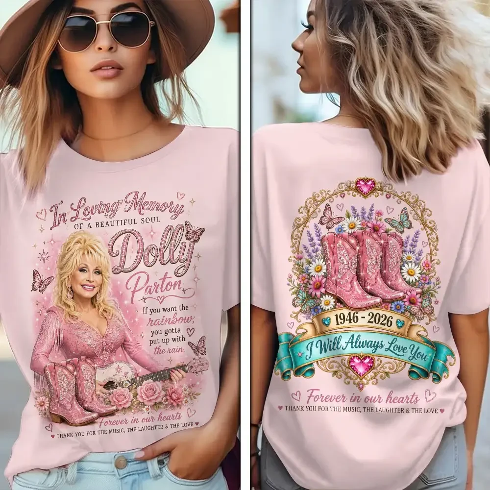 Dolly Parton Merch In Loving Memory Of A Beautiful Soul Dolly Parton T-Shirt Memorial Gifts
