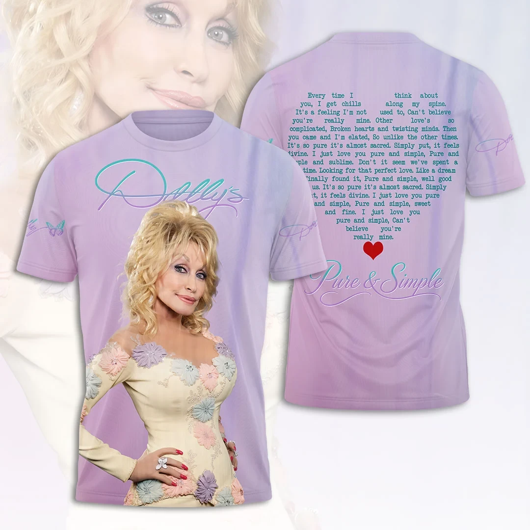Dolly Parton Merch Pure And Simple T-Shirt Remembering Dolly Parton Merch Fan Gifts