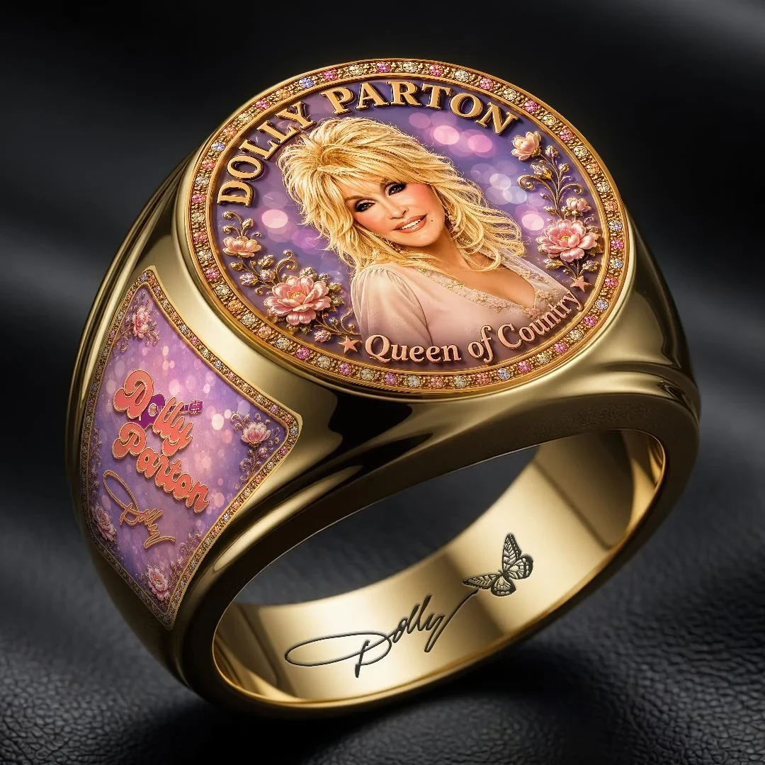 Dolly Parton Merch Queen Of Country Ring Remembering Dolly Parton Merch Music Fan Gifts