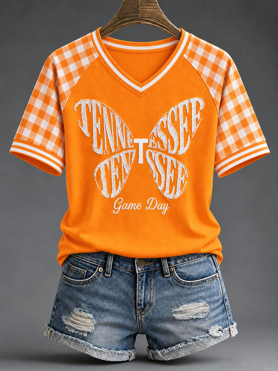 Dolly Parton Merch Tennessee Football Game Day V-Neck Shirt Dolly Parton Remembrance Gifts