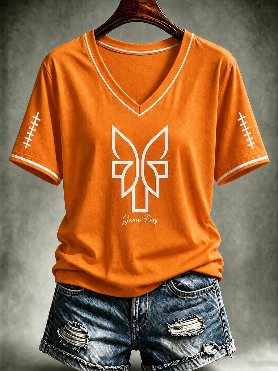 Dolly Parton Merch Tennessee Football Game Day V-Neck Shirt RIP Gifts For Fans