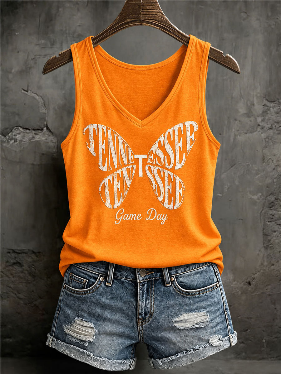 Dolly Parton Merch Tennessee Football Game Day V-Neck Tank Top Dolly Parton Memorial Gifts Dolly Parton Merch Tennessee Football Game Day V-Neck Tank Top Dolly Parton Memorial Gifts