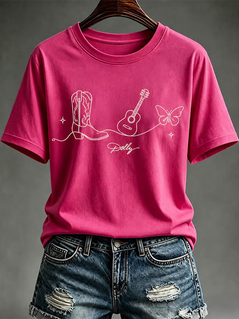 Dolly Parton Merch Tribute To Country Music Legend Dolly Parton T-Shirt Gift For Fans