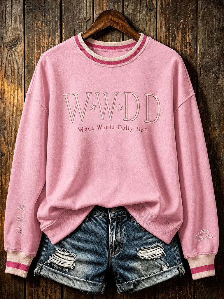 Dolly Parton Merch WWDD Crewneck What Would Dolly Do Sweatshirt Tribute To Dolly Parton Apparel Dolly Parton Merch WWDD Crewneck What Would Dolly Do Sweatshirt Tribute To Dolly Parton Apparel