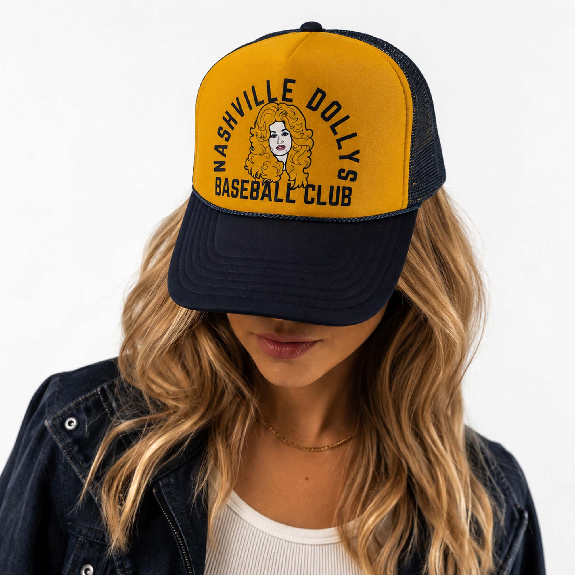Dolly Parton Nashville Dollys Retro Trucker Hat Dolly Parton Nashville Dollys Retro Trucker Hat