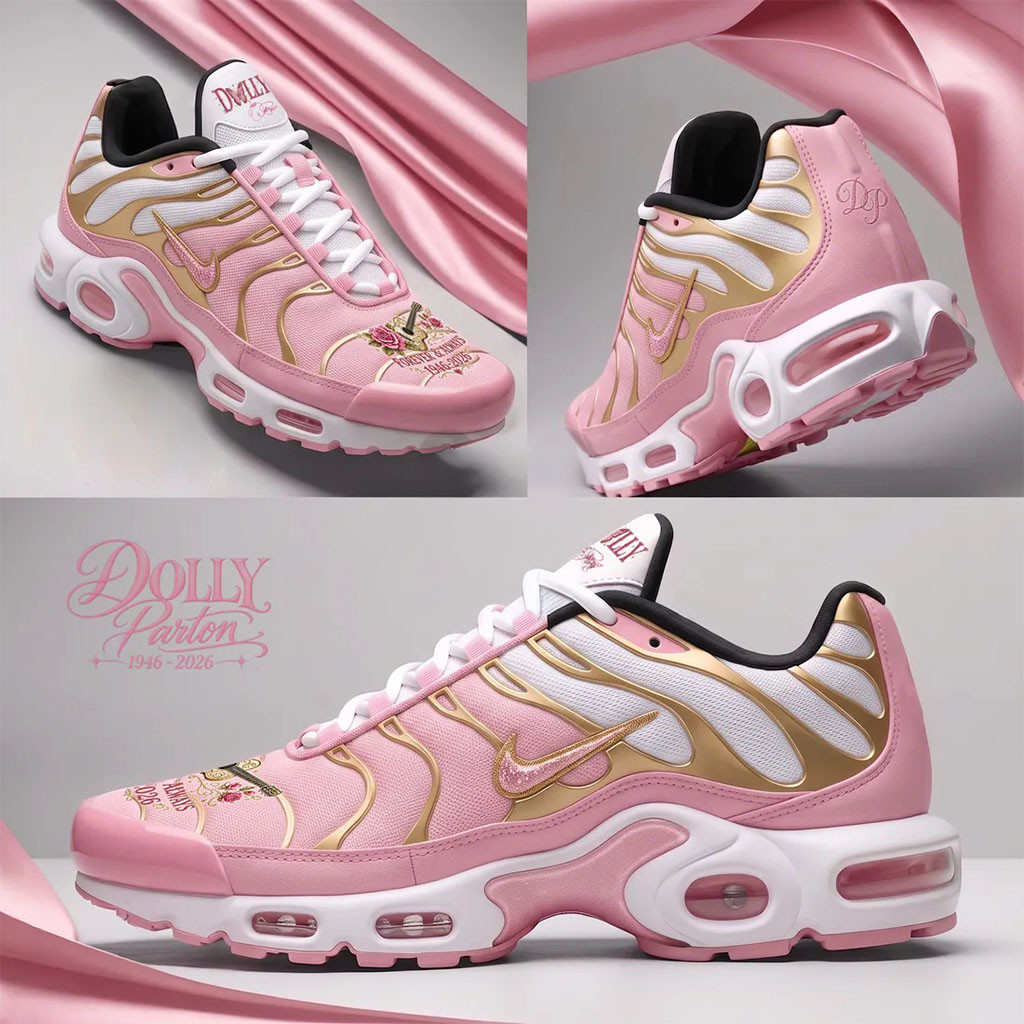 Dolly Parton Queen Of Country Music Pink Air Max Plus Shoes RIP Dolly Parton Merchandise