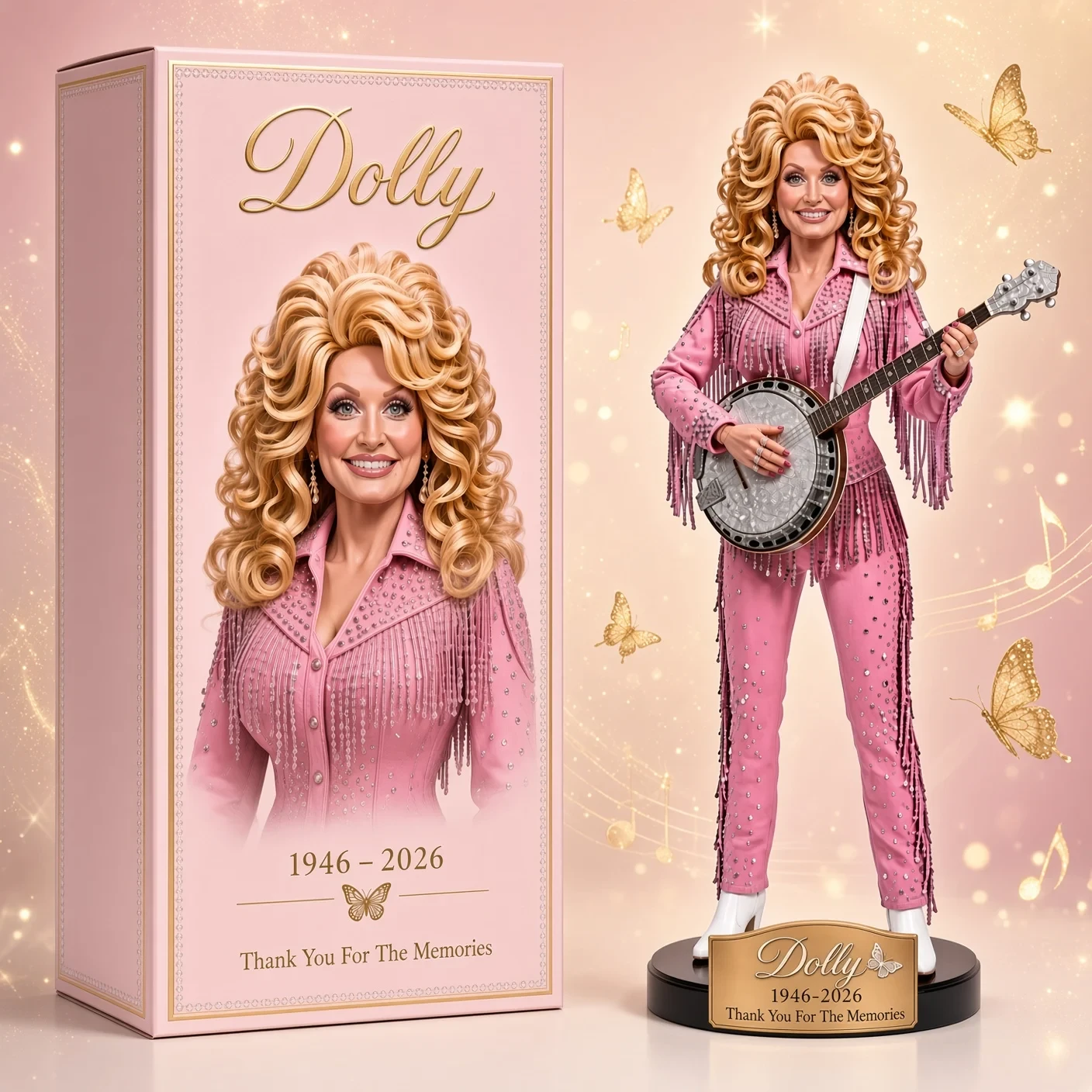 Dolly Parton Thank You For The Memories Funko Pop 1946 2026 Dolly Parton Memorial Merch Decor Dolly Parton Thank You For The Memories Funko Pop 1946 2026 Dolly Parton Memorial Merch Decor