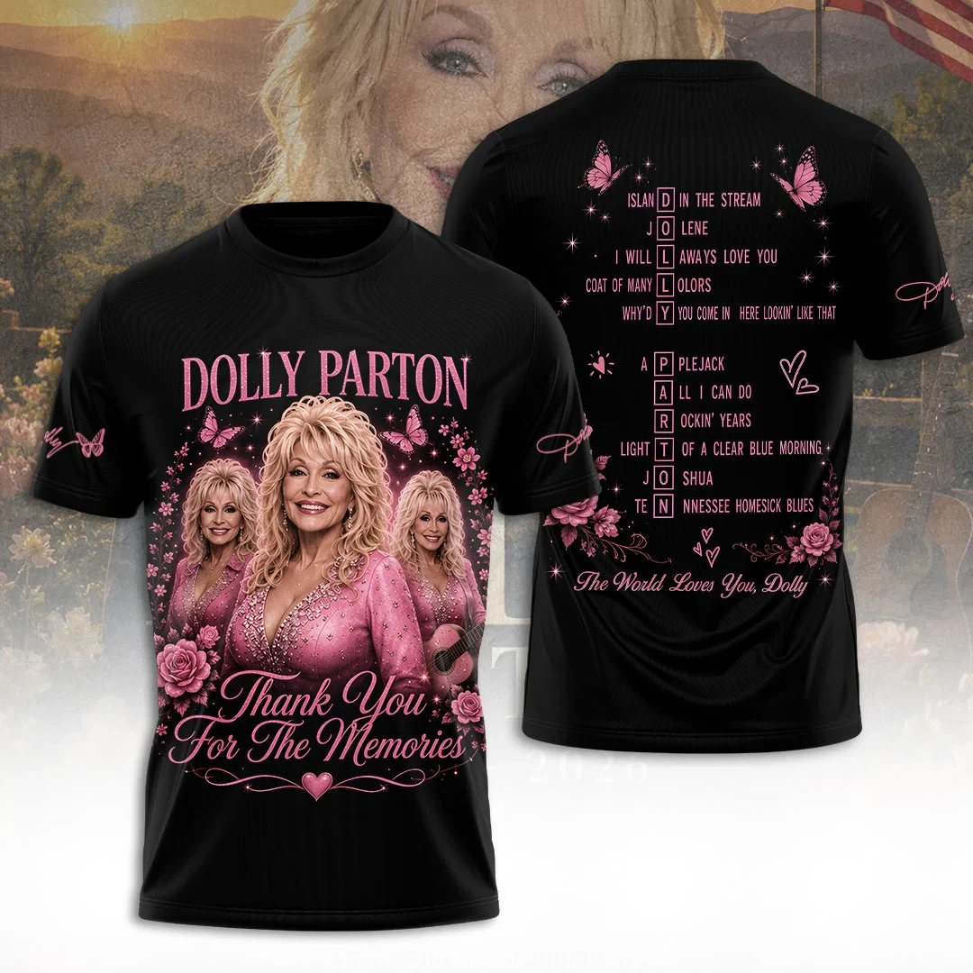 Dolly Parton Thank You For The Memories T-Shirt Dolly Parton Memorial Merch Music Fan Gifts