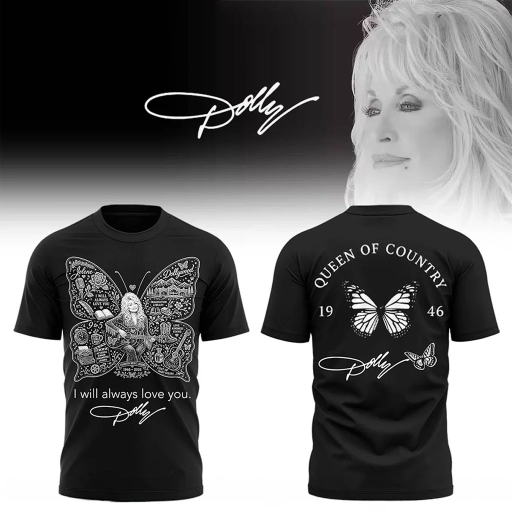Dolly Parton Tribute Shirt Rest In Peace Queen Of Country Music Dolly Parton Merch Fan Gifts