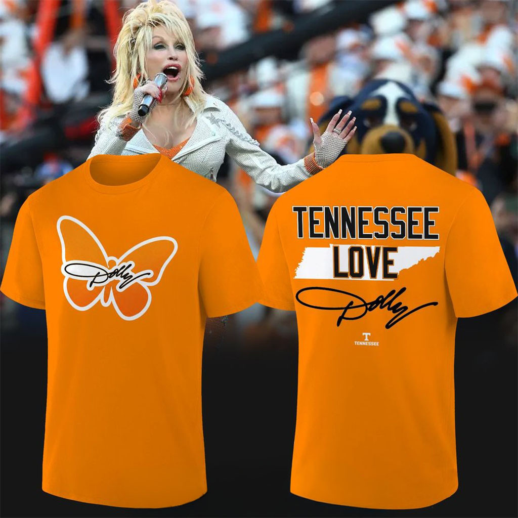 Dolly Parton X Tennessee Volunteers Merch Tennessee Love Dolly T-Shirt RIP Dolly Parton Gifts