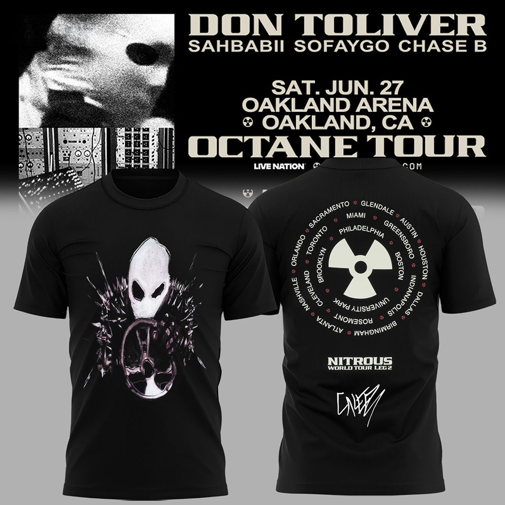 Don Toliver Nitrous Octane Tour 2026 Leg 2 T-Shirt Don Toliver Merch Gifts For Music Fans