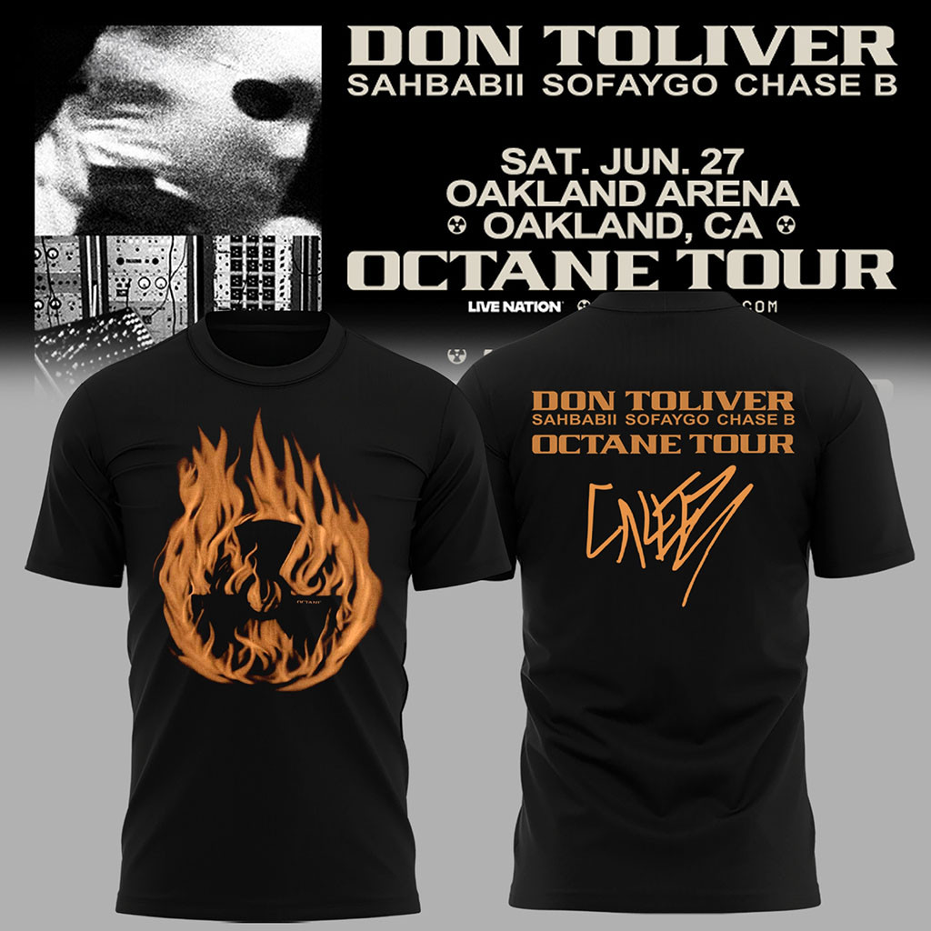 Don Toliver Nitrous Octane World Tour 2026 Signature Shirt Don Toliver Merch Fans Gifts