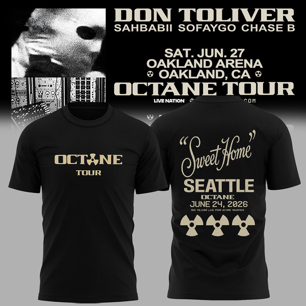 Don Toliver Octane Tour 2026 Seattle Sweet Home T-Shirt Don Toliver Merch Gifts For Fans