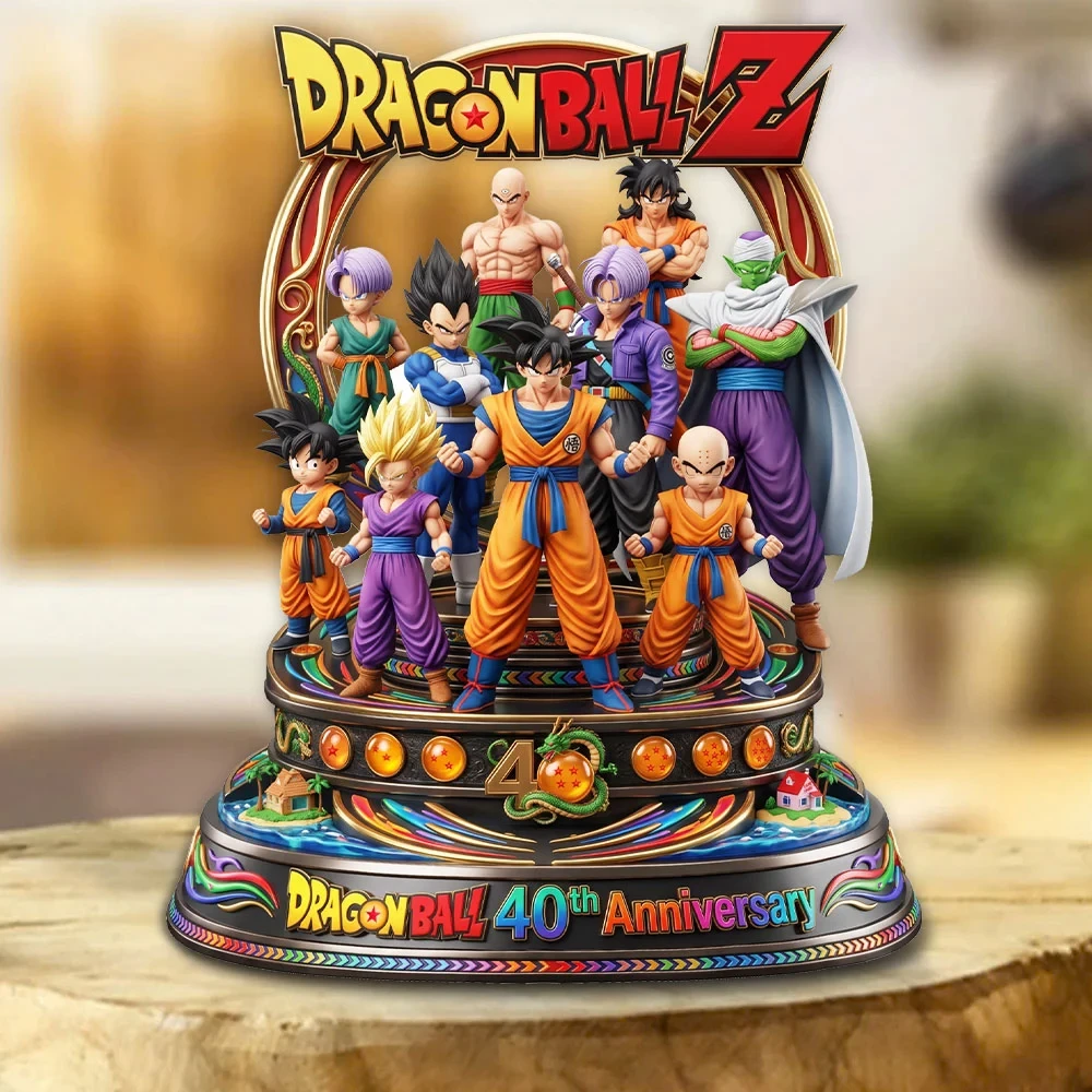 Dragon Ball 40th Anniversary 2026 Acrylic Plaque Dragon Ball Merch Gift For Anime Lovers