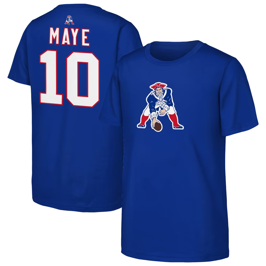 Drake Maye T-Shirt New England Patriots Merch 2026 No 10 Logo Shirt Gift For Football Lovers