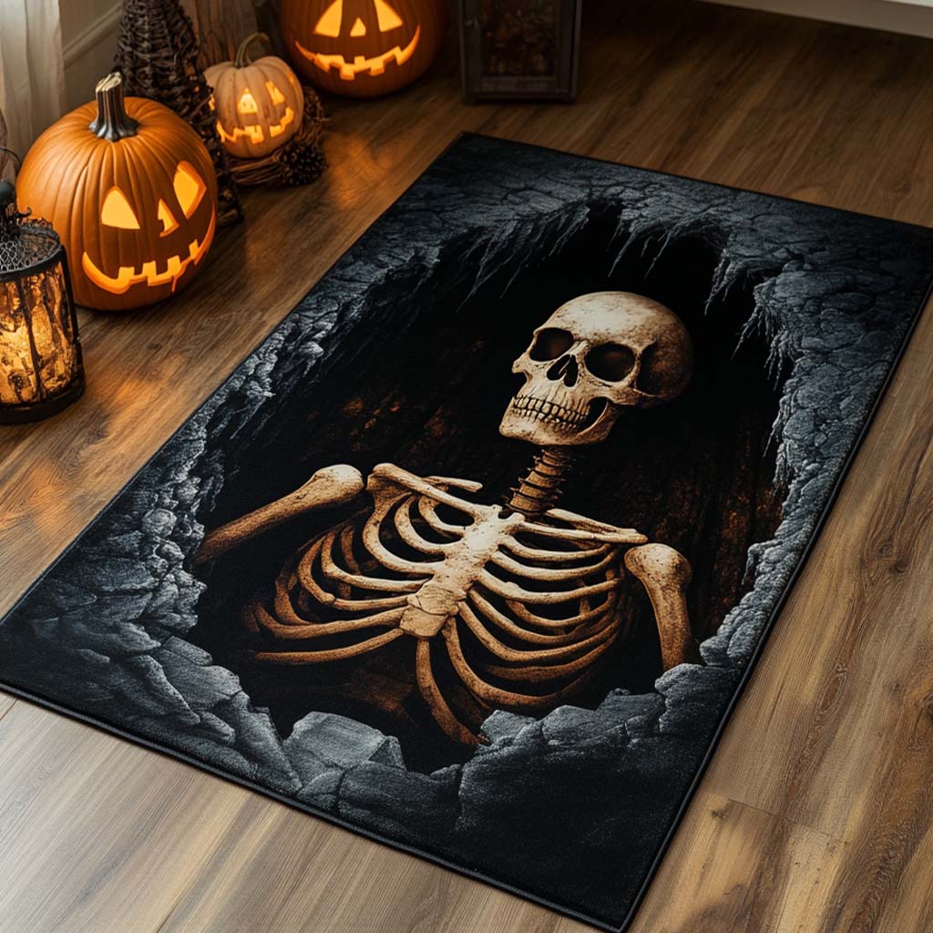 Echo Bones Area Rug Best Area Rug Gifts For Halloween Lovers